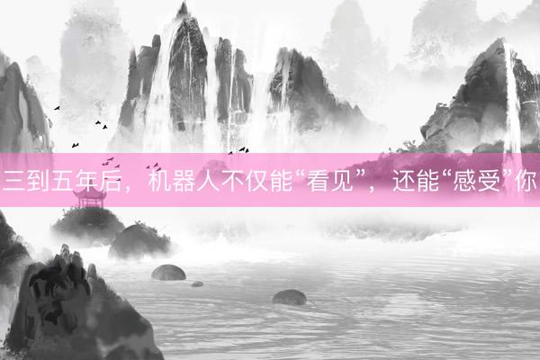 三到五年后，机器人不仅能“看见”，<a href=
