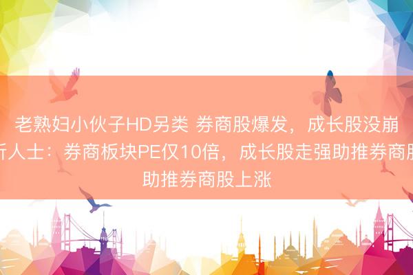 老熟妇小伙子HD另类 券商股爆发，成长股没崩！分析人士：券商板块PE仅10倍，成长股走强助推券商股上涨
